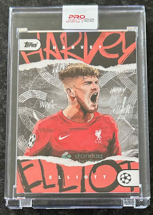 Harvey Elliott (Liverpool FC) x Dan Leydon Topps Project 2022