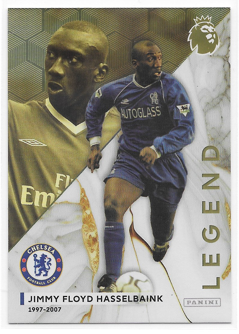 Jimmy Floyd Hasselbaink (Chelsea FC) Legend Panini Premier League Adrenalyn XL 2024