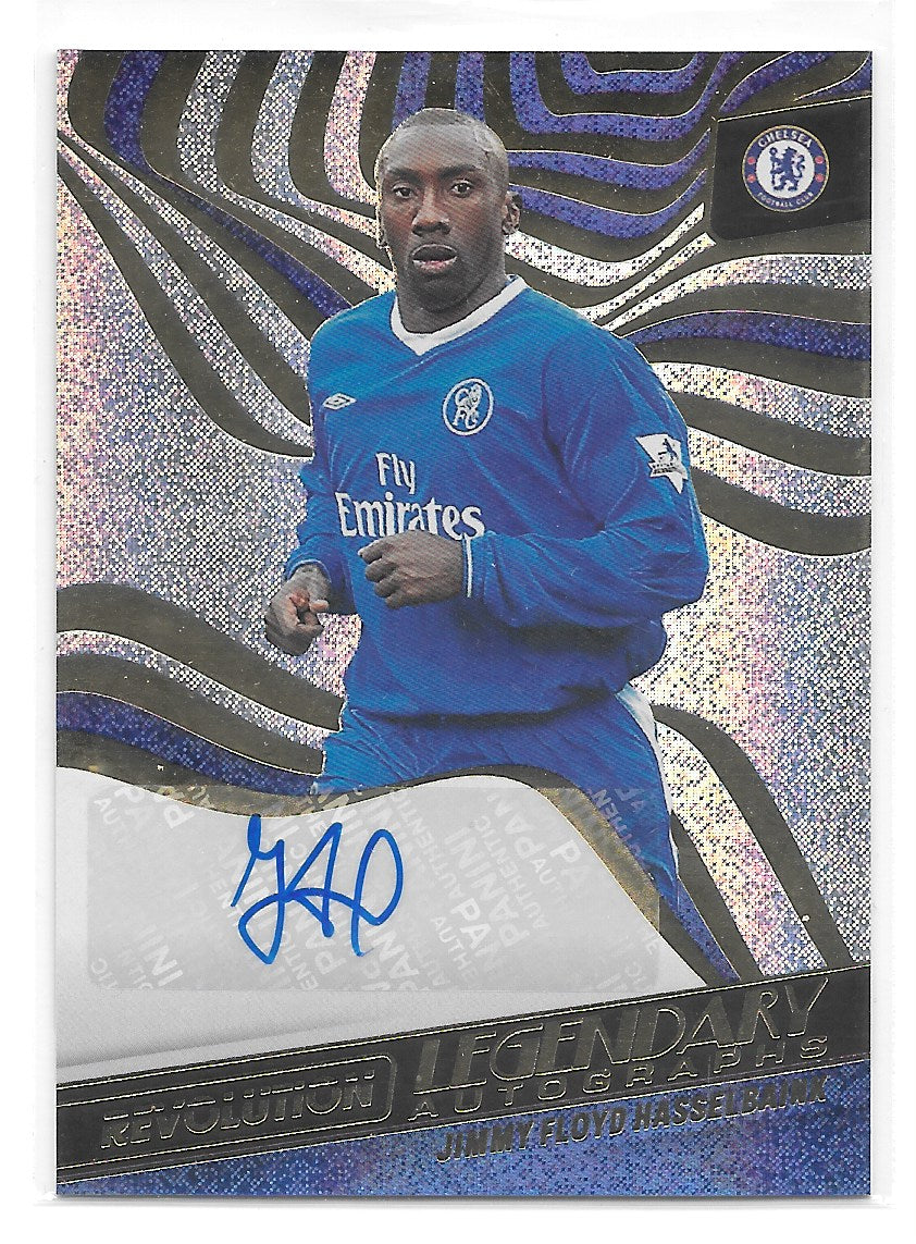 Jimmy Floyd Hasselbaink (Chelsea FC) Legendary Autographs Panini Revolution Premier League 22-23