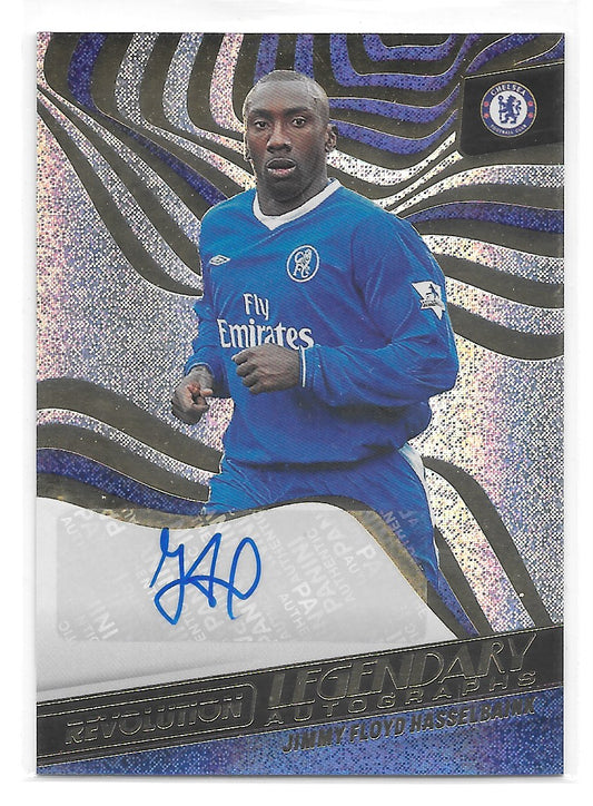 Jimmy Floyd Hasselbaink (Chelsea FC) Legendary Autographs Panini Revolution Premier League 22-23