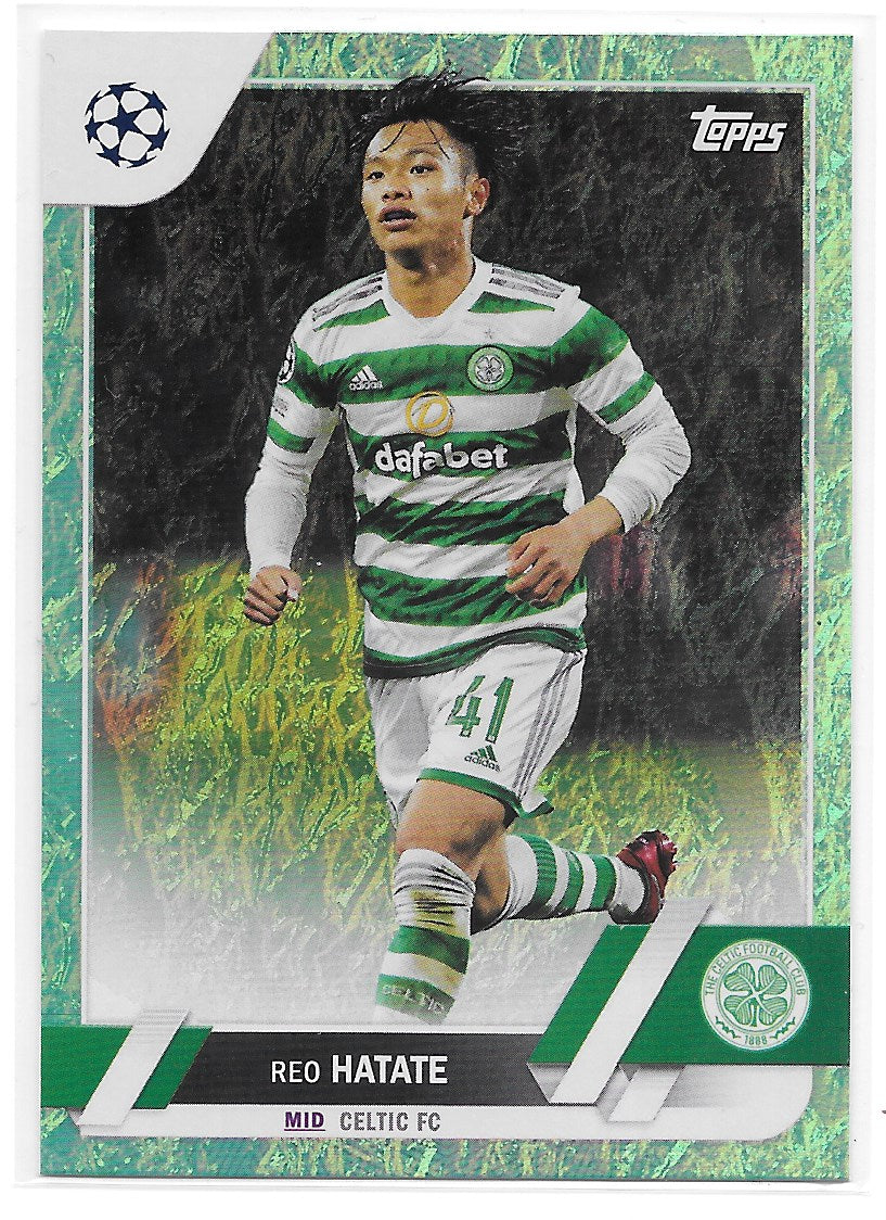 Reo Hatate (Celtic FC) Base Topps JADE Edition UEFA Club Competitions 22-23