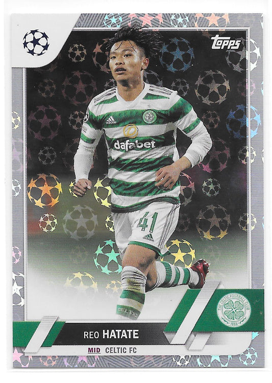 Reo Hatate (Celtic FC) Starball Foil Topps UCC Flagship 22-23