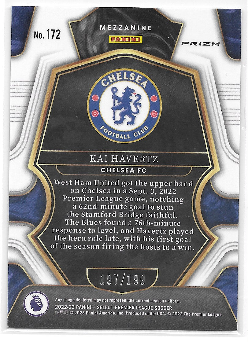 Kai Havertz (Chelsea FC) Mezzanine Camo /199 Panini Select Premier League 22-23