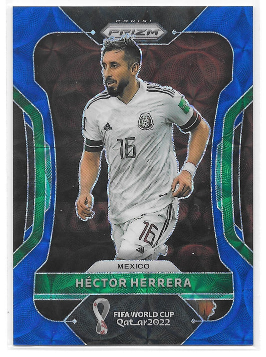 Hector Herrera (Mexico) Blue Choice /135 Panini Prizm FIFA World Cup Qatar 2022