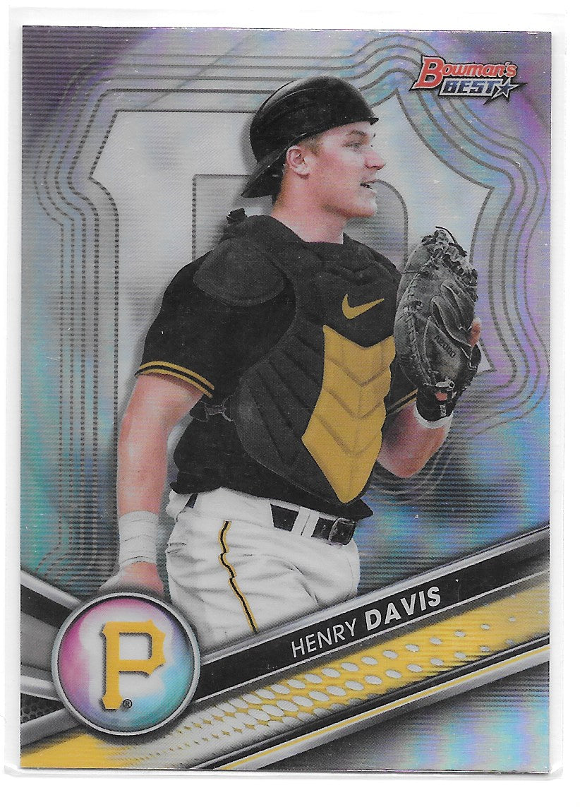 Henry Davis (Pittsburgh Pirates) Top Prospects Refractors Bowman’s Best Baseball 2022