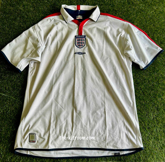 2003-05 England Home Football Shirt XL