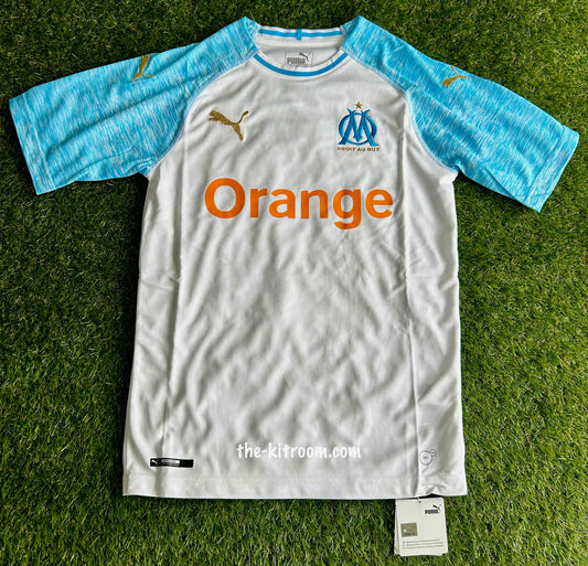 2018-19 Olympique de Marseille Home Football Shirt XS