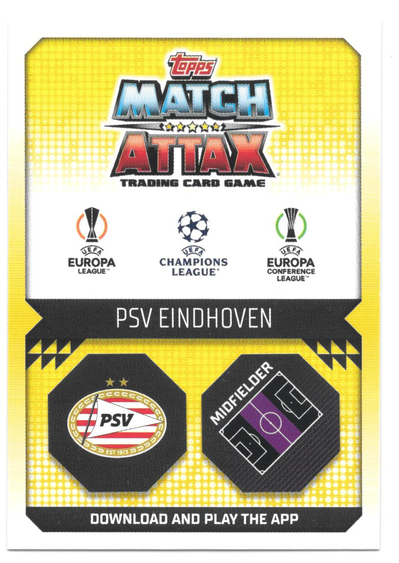 Ibrahim Sangare (PSV Eindhoven) Green Emerald Squad Zone Match Attax Extra 2023