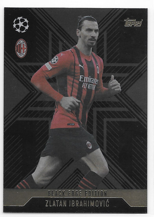 Zlatan Ibrahimovic (AC Milan) Black Edge Edition Topps Match Attax Extra 24-25