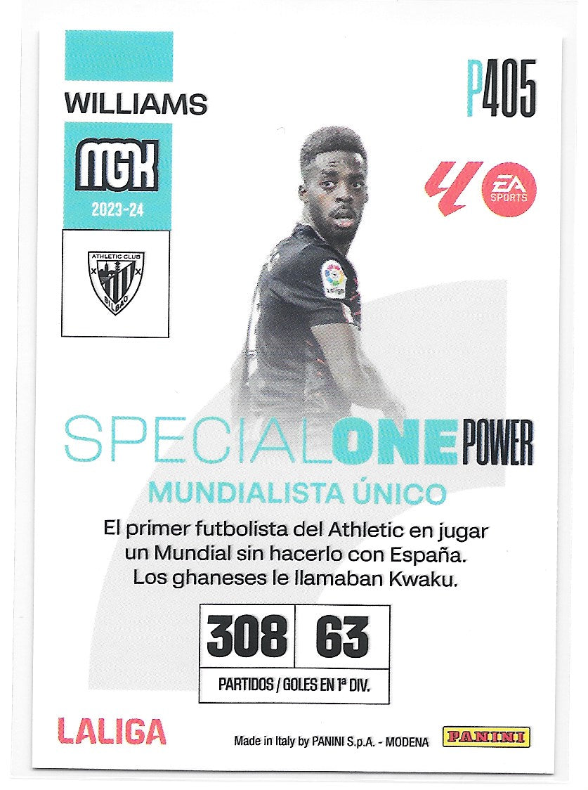 Iñaki Williams (Athletic Bilbao) Special One Power Panini MegaCracks La Liga 23-24