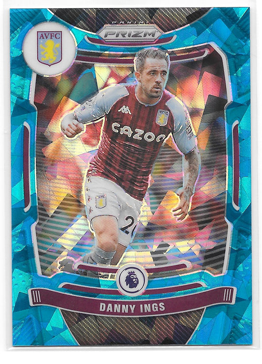 Danny Ings (Aston Villa) Blue Ice /75 Panini Prizm Premier League 21-22