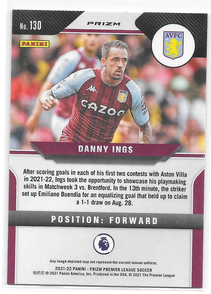 Danny Ings (Aston Villa FC) MultiColor Panini Prizm Premier League 22-23