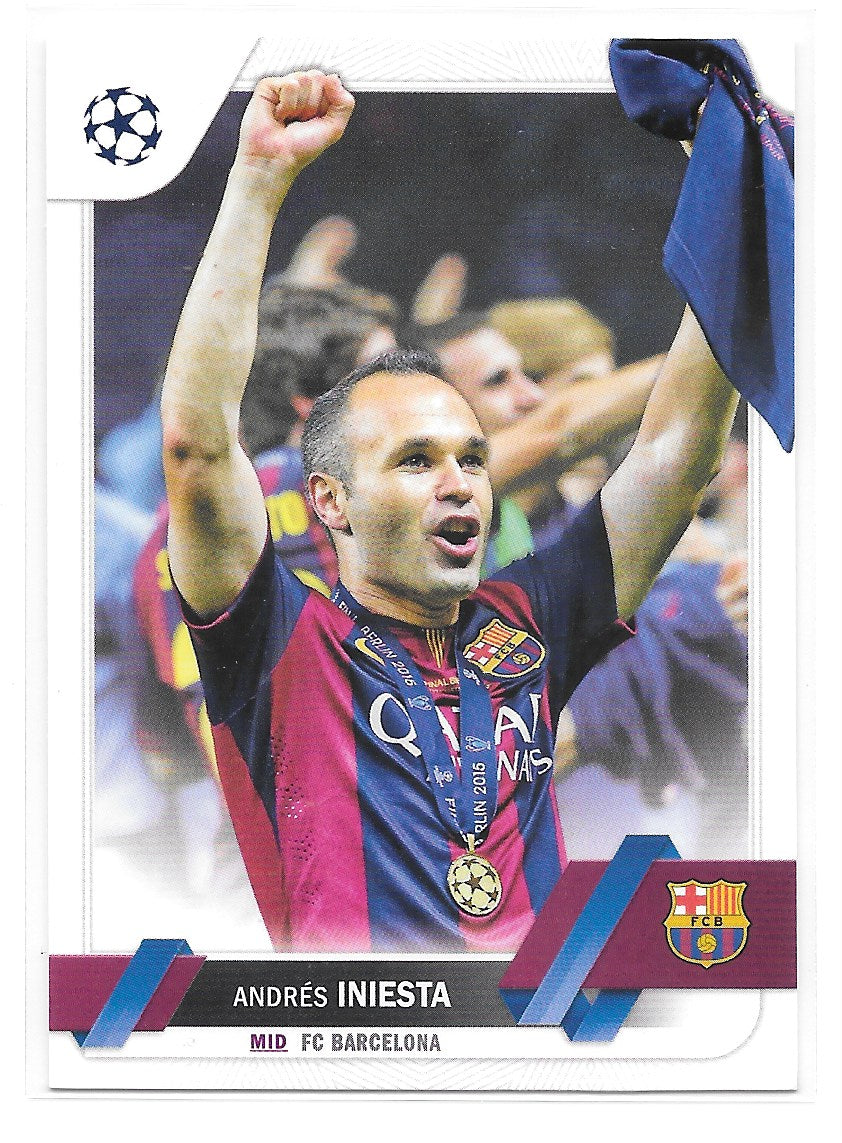 Andres Iniesta (FC Barcelona) Image Variation SP Topps UCC Flagship 22-23