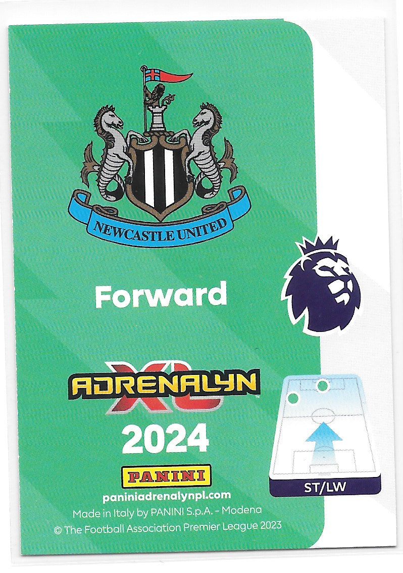 Alexander Isak (Newcastle United) Limited Edition Panini Premier League Adrenalyn XL 2024