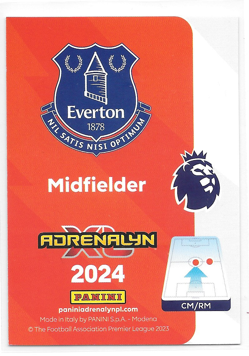 Alex Iwobi (Everton) Limited Edition Panini Premier League Adrenalyn XL 2024