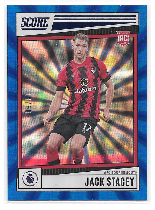 Jack Stacey (AFC Bournemouth) Blue Laser /60 RC Panini Score Premier League 22-23