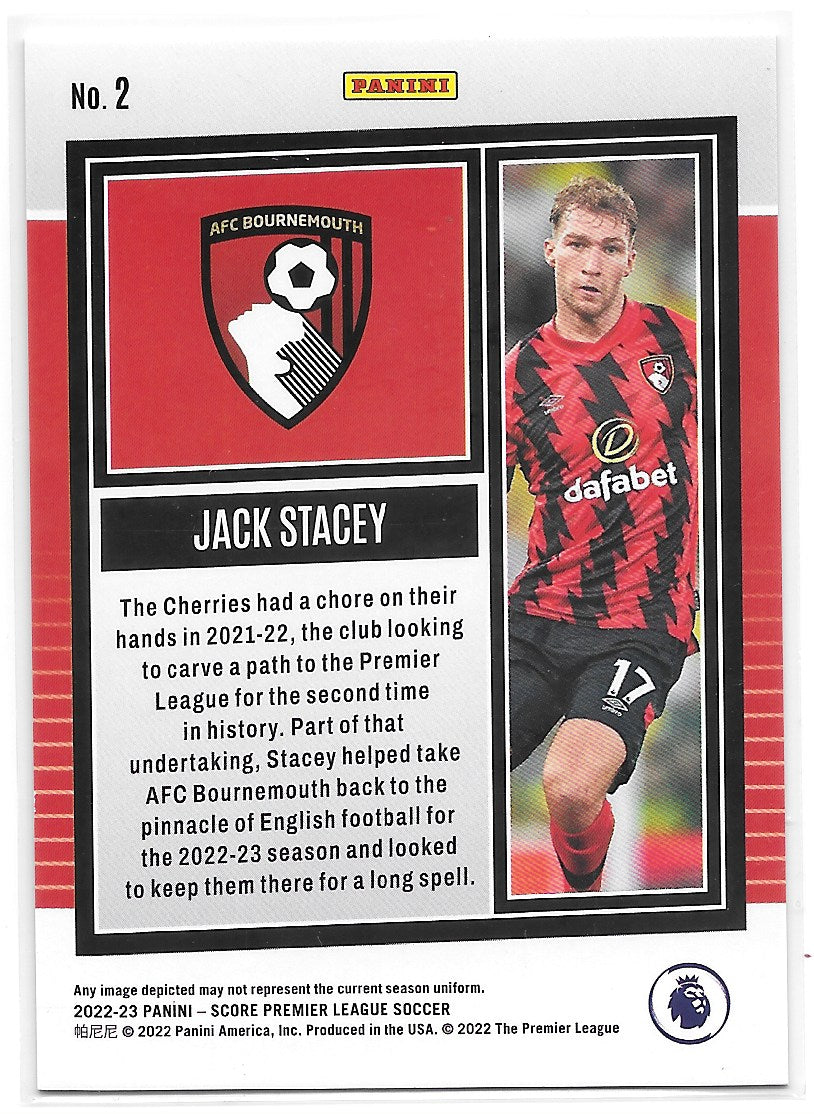 Jack Stacey (AFC Bournemouth) Orange Laser /35 RC Panini Score Premier League 22-23