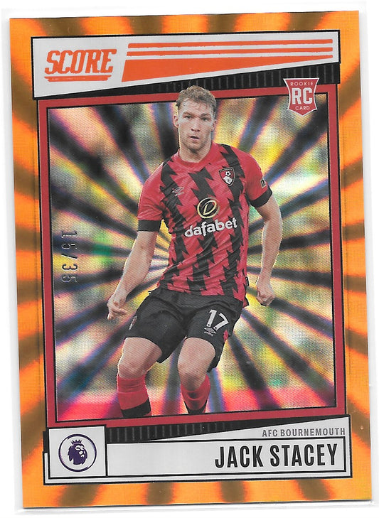 Jack Stacey (AFC Bournemouth) Orange Laser /35 RC Panini Score Premier League 22-23