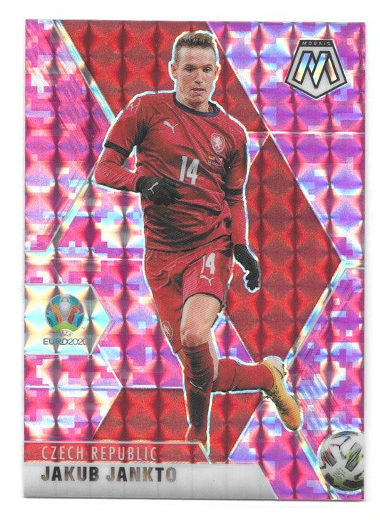 Jakub Jankto (Czech Republic) Camo Pink Panini Mosaic UEFA Euro 2020