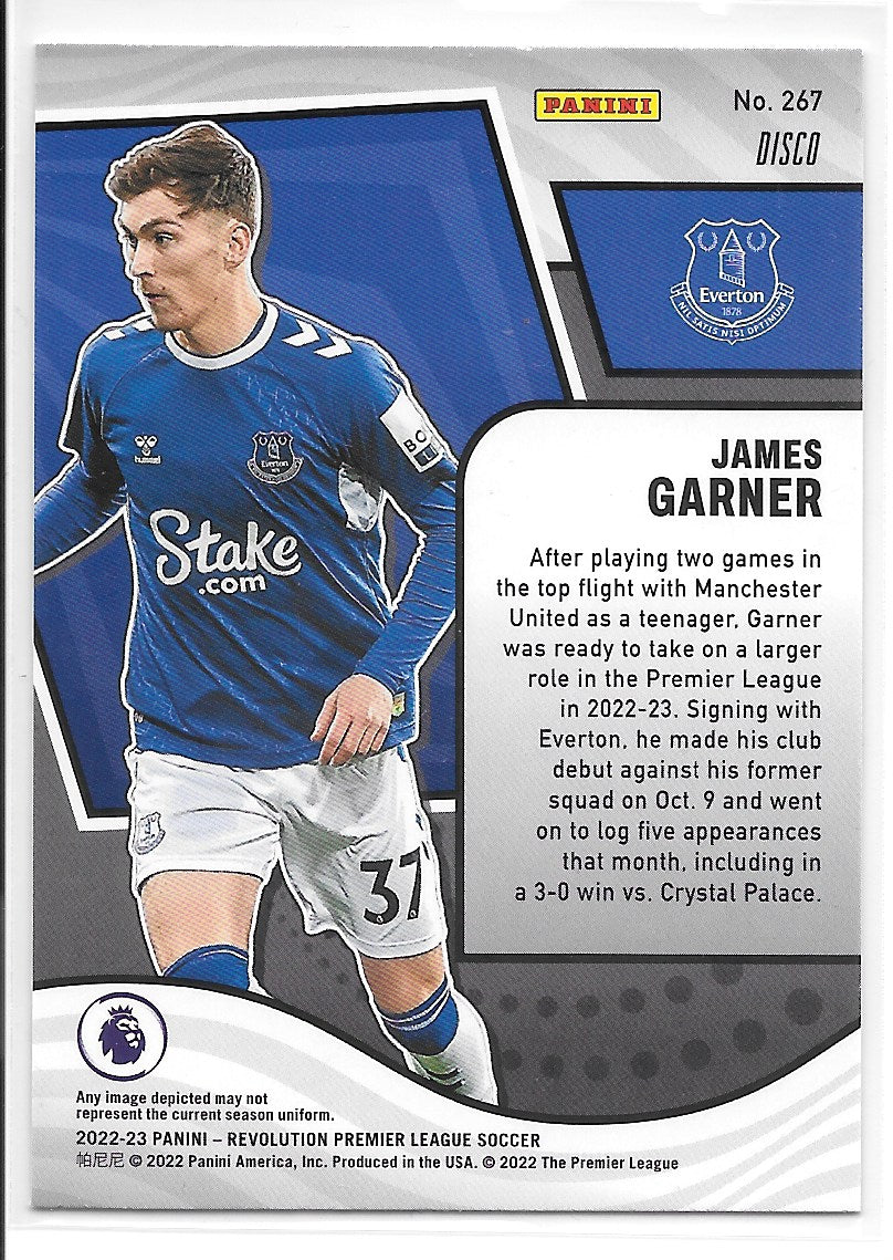 James Garner (Everton) Disco RC Panini Revolution Premier League 22-23