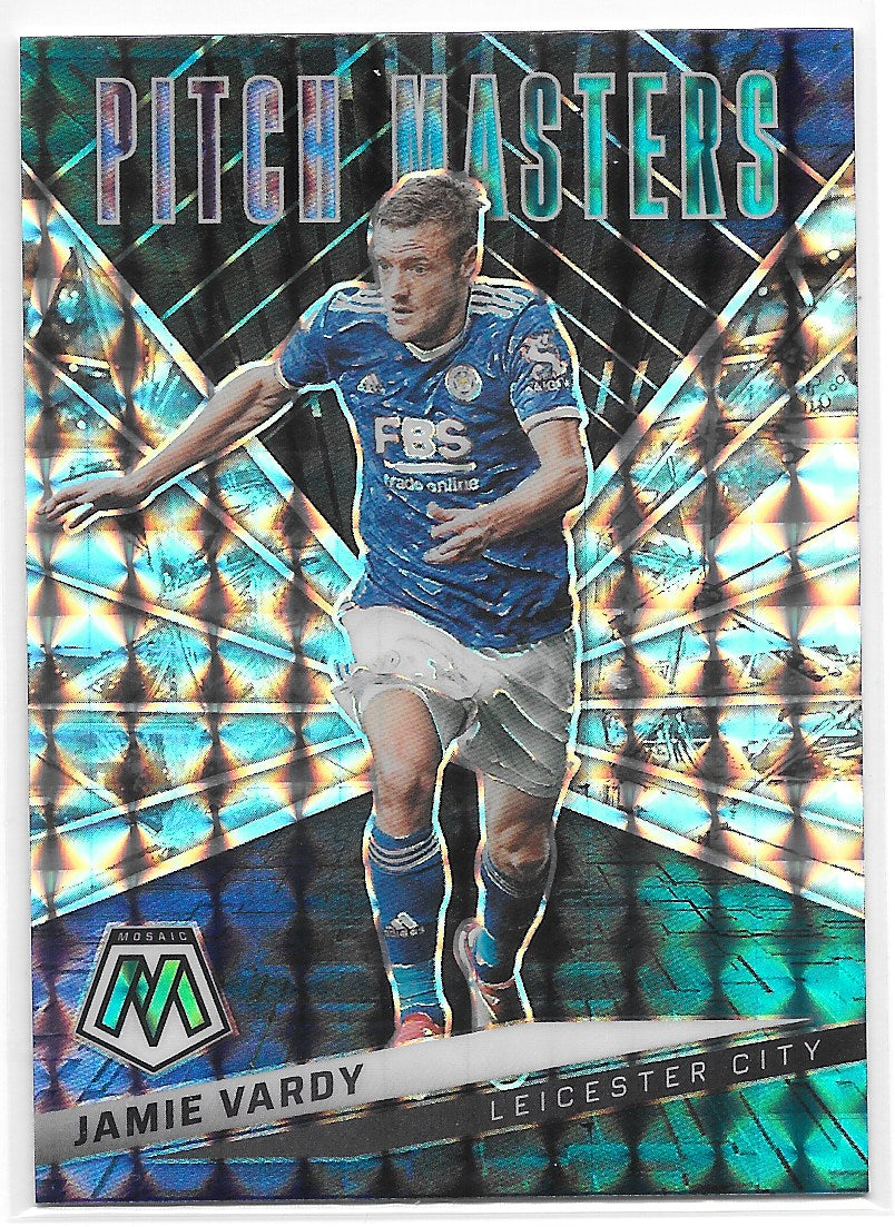 Jamie Vardy (Leicester City FC) Pitch Masters Mosaic Panini Mosaic Premier League 21-22