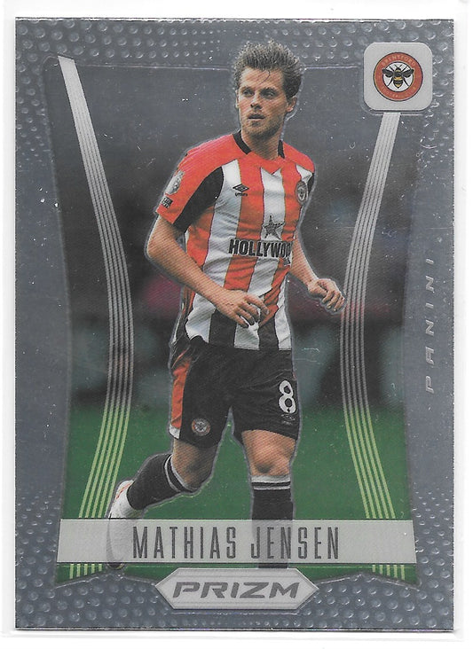 Mathias Jensen (Brentford) Flashback 2012 Panini Prizm Premier League 23-24