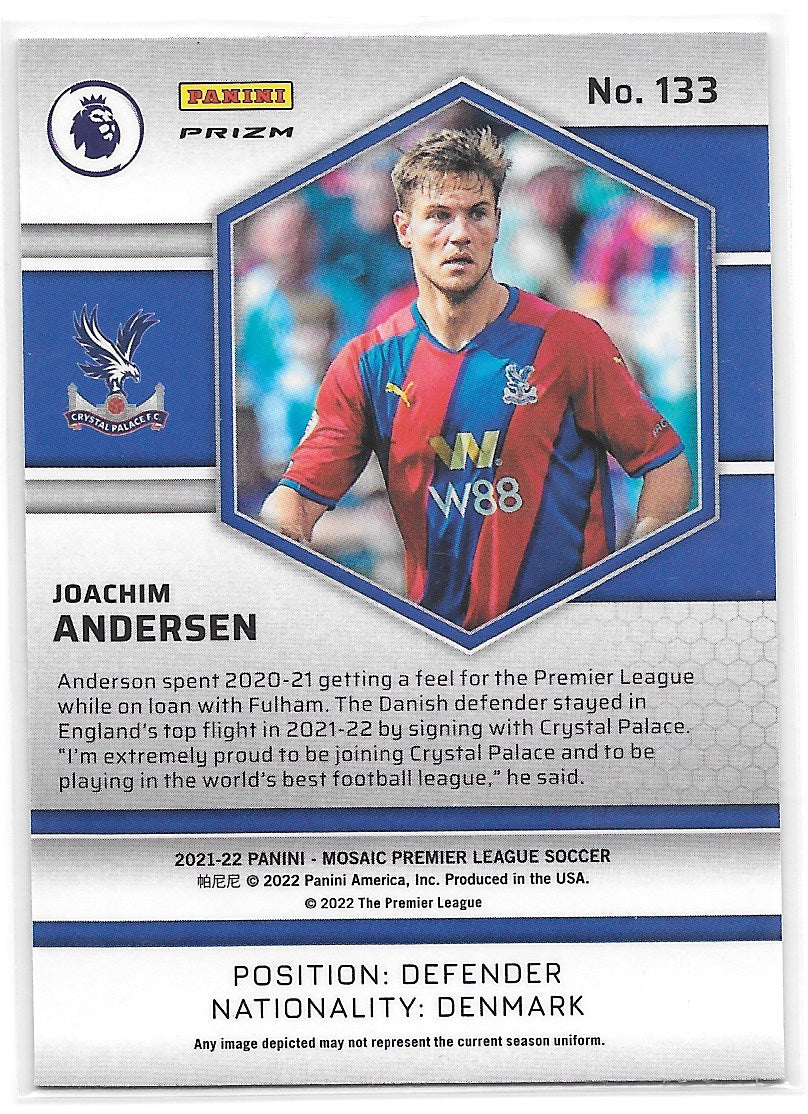 Joachim Andersen (Crystal Palace) Mosaic RC Panini Mosaic Premier League 21-22