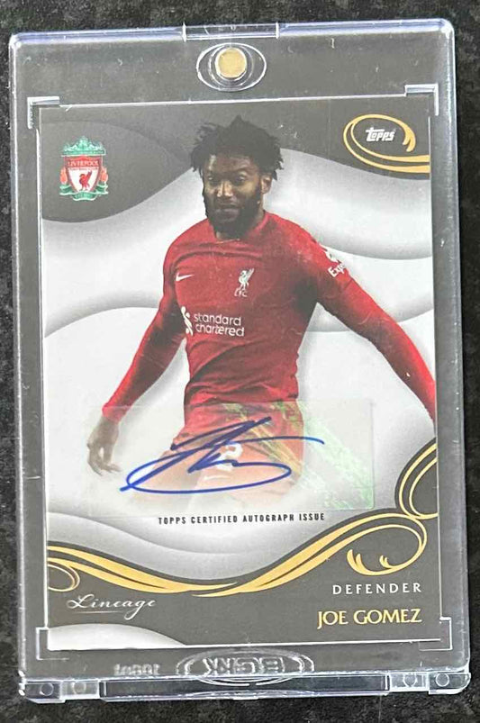 Joe Gomez (Liverpool FC) Icon Autograph Topps Liverpool Lineage 22-23