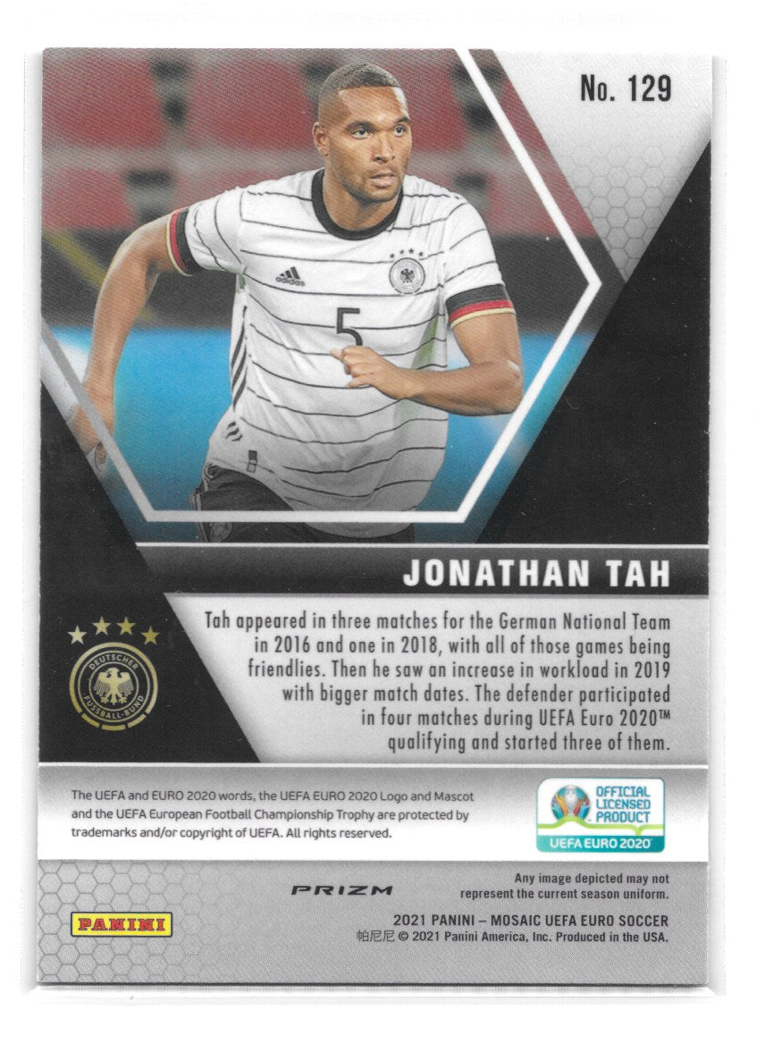 Jonathan Tah (Germany) Camo Pink Panini Mosaic UEFA Euro 2020