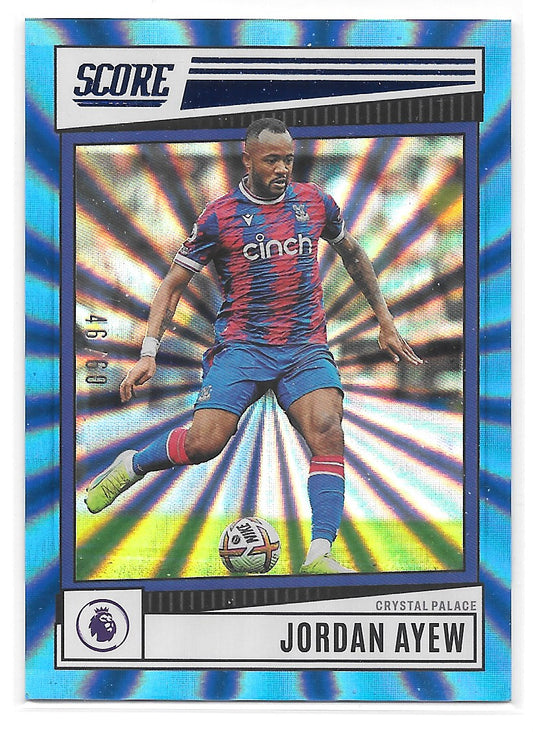 Jordan Ayew (Crystal Palace) Blue Laser /60 Panini Score Premier League 22-23