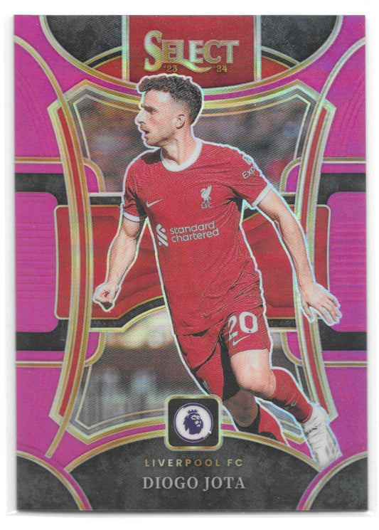 Diogo Jota (Liverpool FC) Mezzanine Pink /99 Panini Select Premier League 23-24