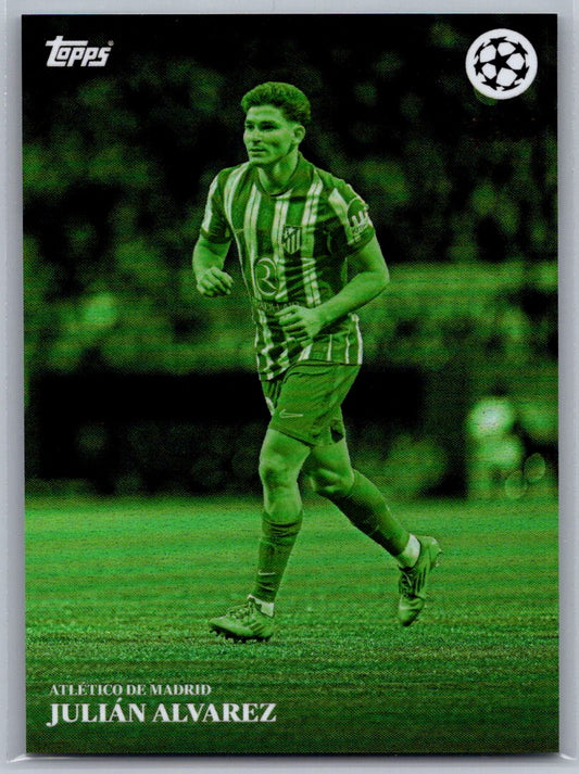 Julian Alvarez (Atletico de Madrid) Green /99 Topps Simplicidad UCC 24-25