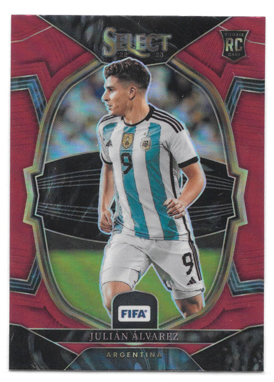 Julian Alvarez (Argentina) Red Terrace Panini Select FIFA 22-23