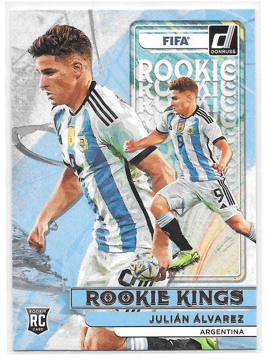 Julian Alvarez (Argentina) Rookie Kings Panini Donruss FIFA 22-23