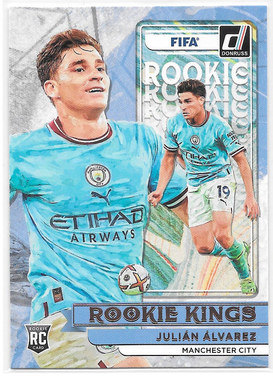 Julian Alvarez (Manchester City) Rookie Kings Panini Donruss FIFA 22-23