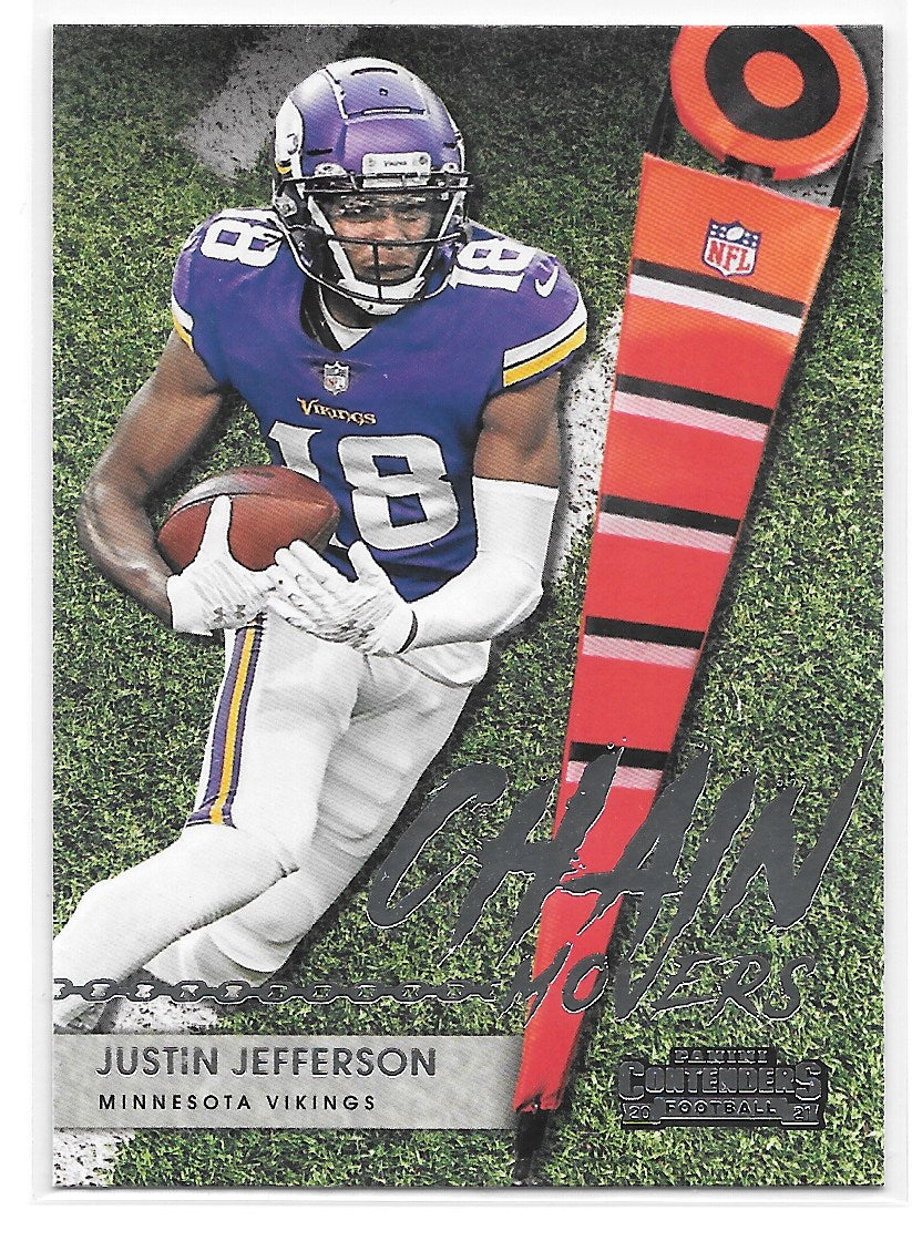 Justin Jefferson (Minnesota Vikings) Chain Movers Panini Contenders Football 2021