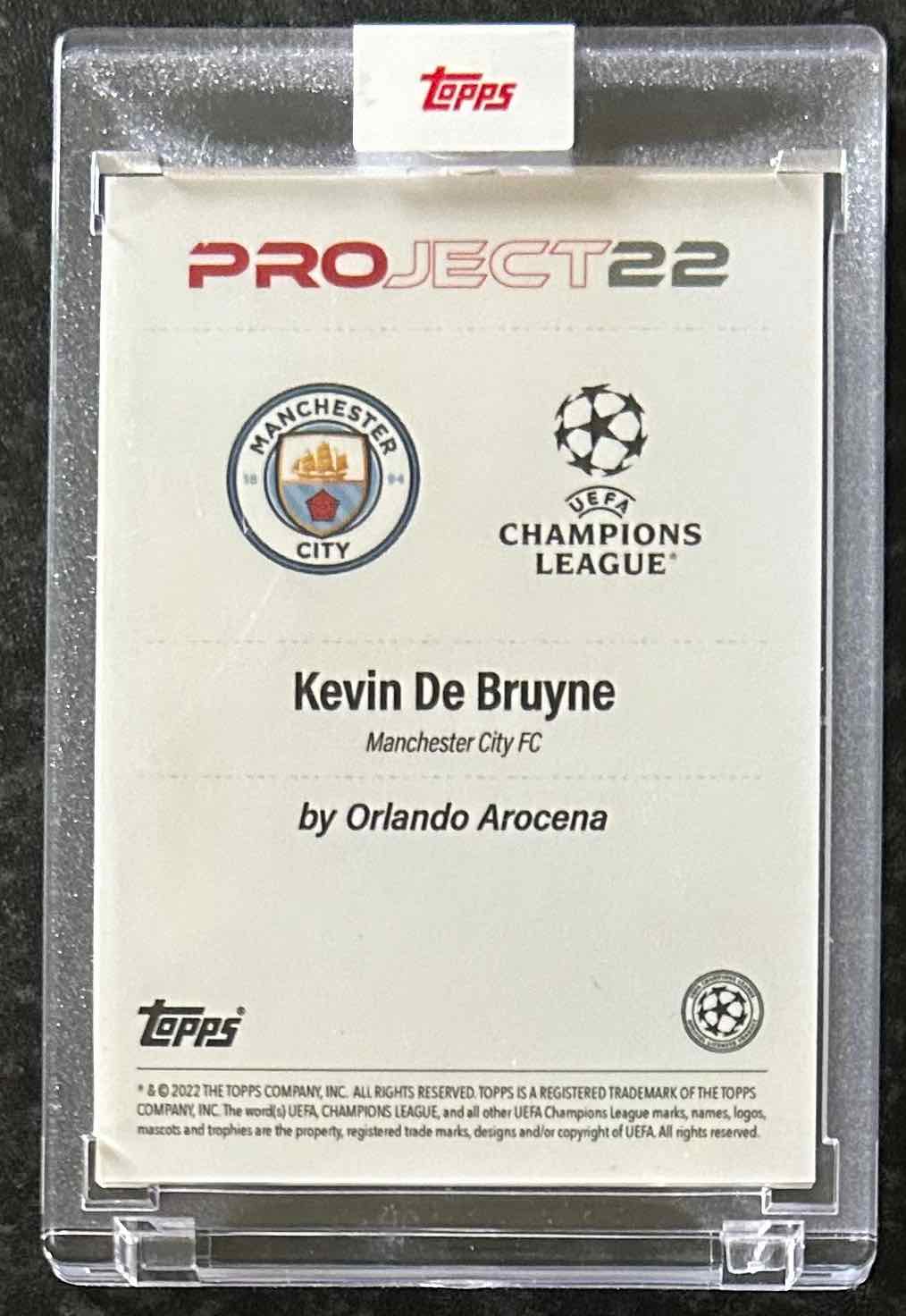 Kevin De Bruyne (Manchester United) x Orlando Arocena Topps Project 2022