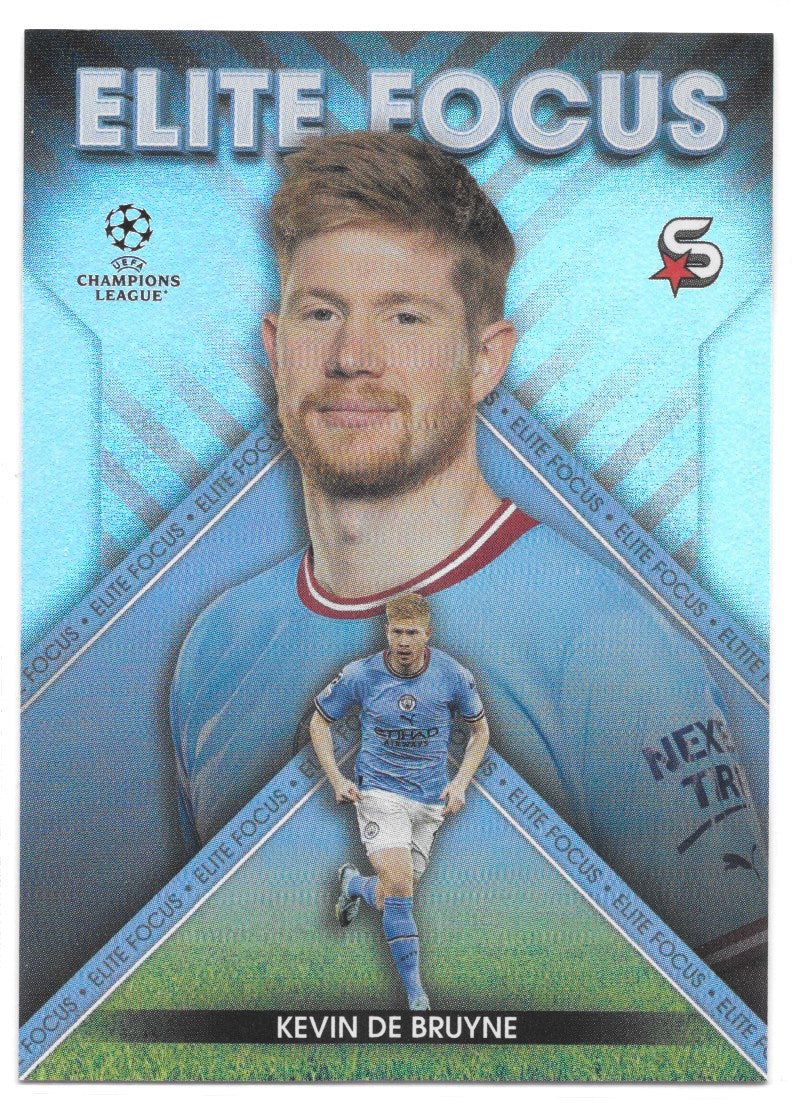 Kevin De Bruyne (Manchester City FC) Elite Focus Topps SuperStars 22/23