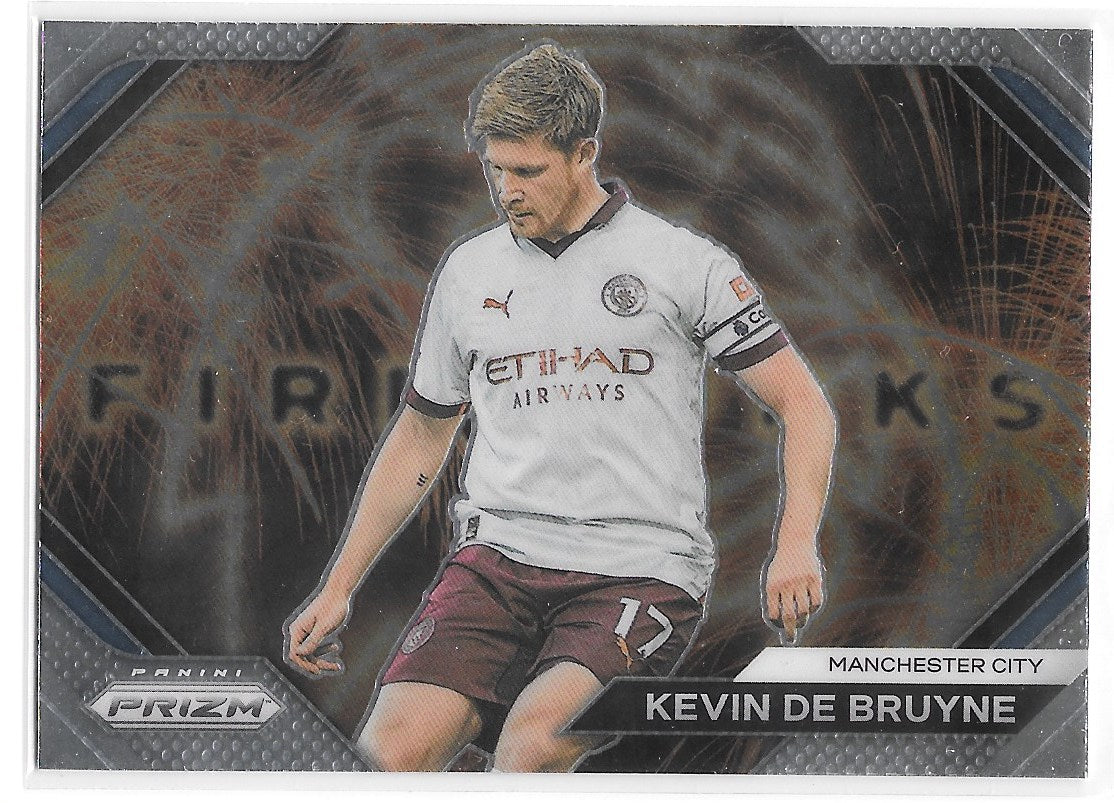 Kevin De Bruyne (Manchester City) Fireworks Panini Prizm Premier League 23-24