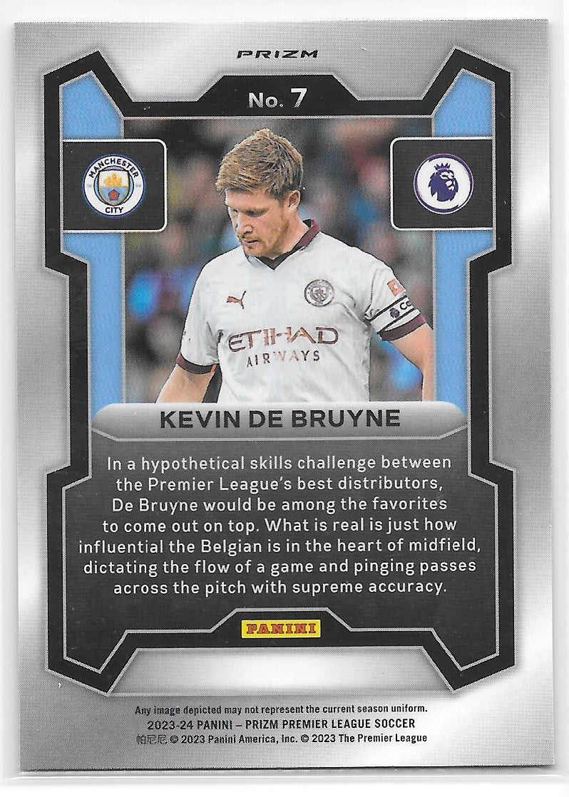 Kevin De Bruyne (Manchester City) Pink Mosaic Panini Prizm Premier League 23-24