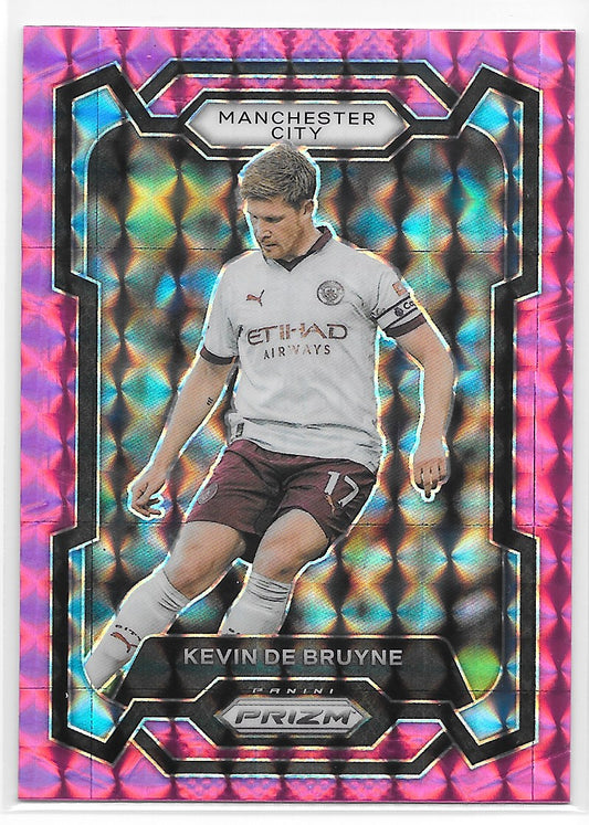 Kevin De Bruyne (Manchester City) Pink Mosaic Panini Prizm Premier League 23-24