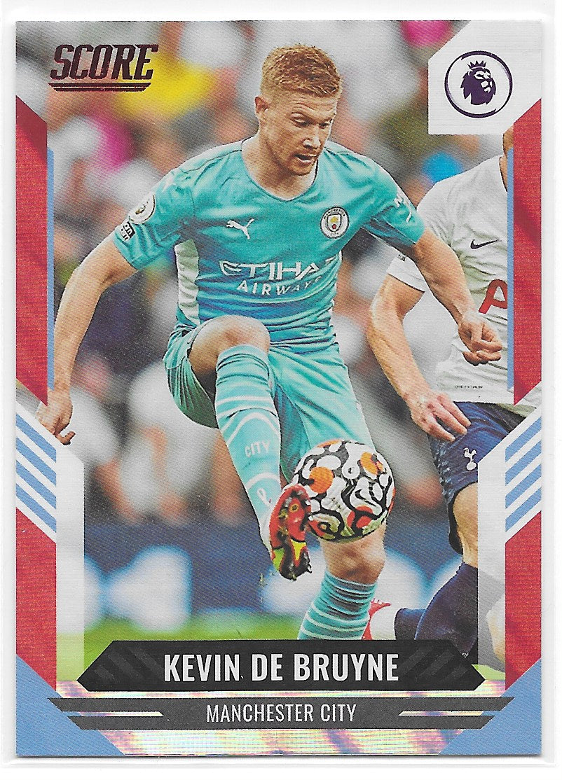 Kevin De Bruyne (Manchester City) Red Laser Panini Score Premier League 21-22