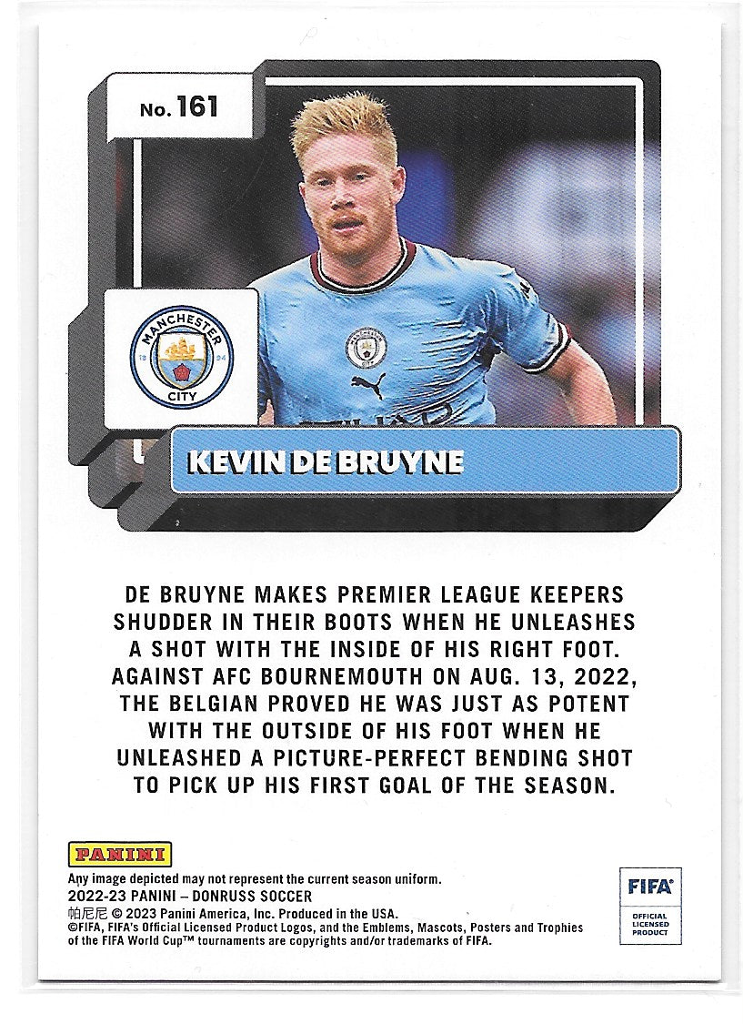 Kevin De Bruyne (Manchester City) Silver Panini Donruss FIFA 22-23