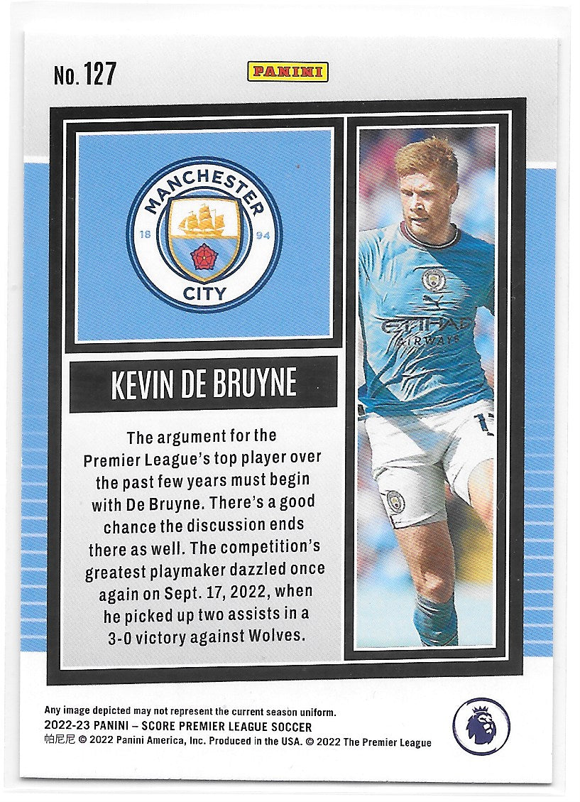 Kevin De Bruyne (Manchester City) Silver Swirl Panini Score Premier League 22-23