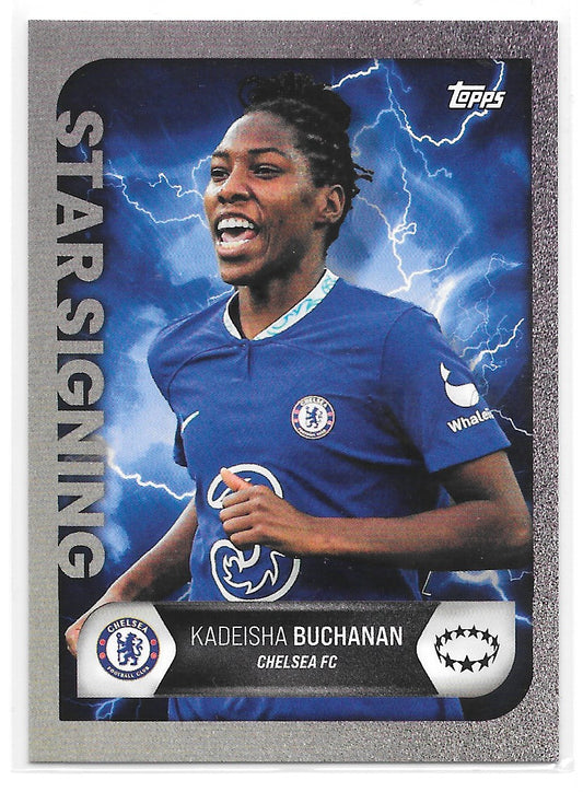 Kadeisha Buchanan (Chelsea FC) Star Signing Topps UEFA Summer Signings 22-23