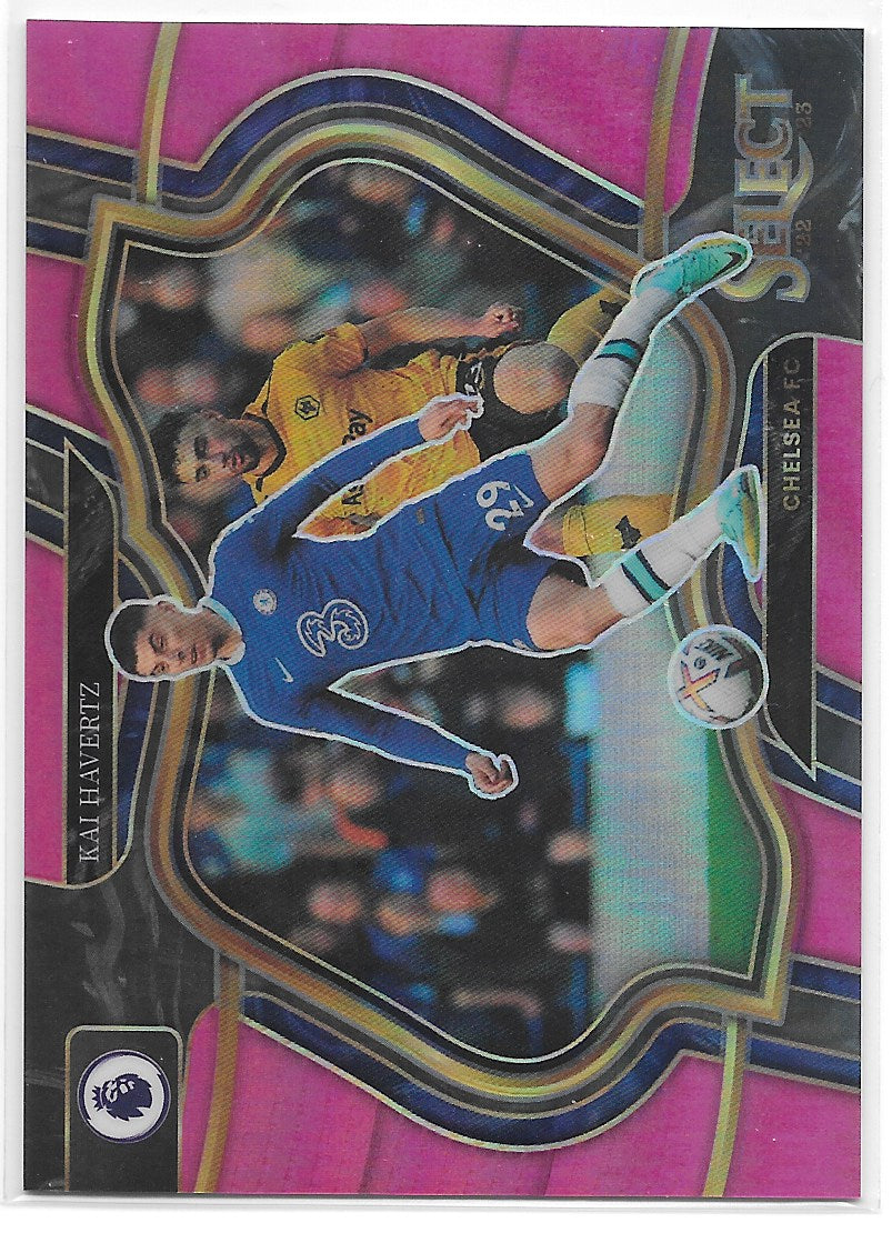 Kai Havertz (Chelsea FC) Field Level Pink /99 Panini Select Premier League 22-23