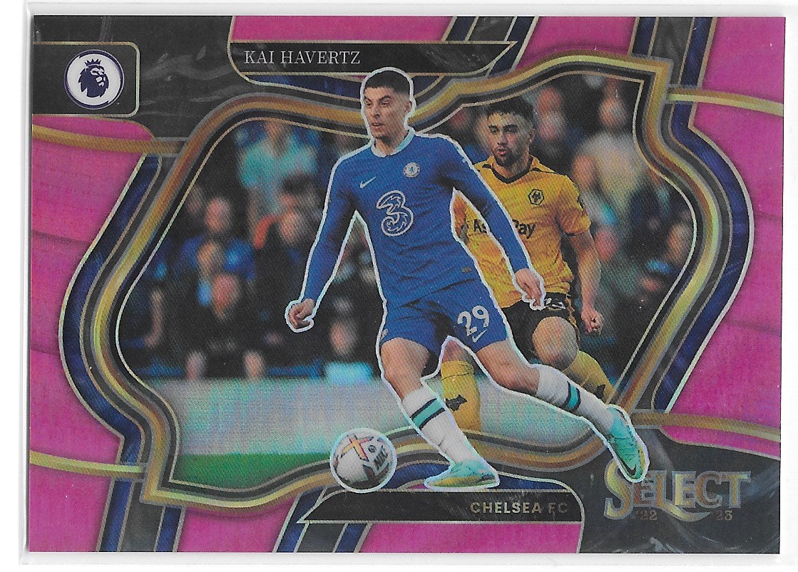 Kai Havertz (Chelsea FC) Field Level Pink /99 Panini Select Premier League 22-23