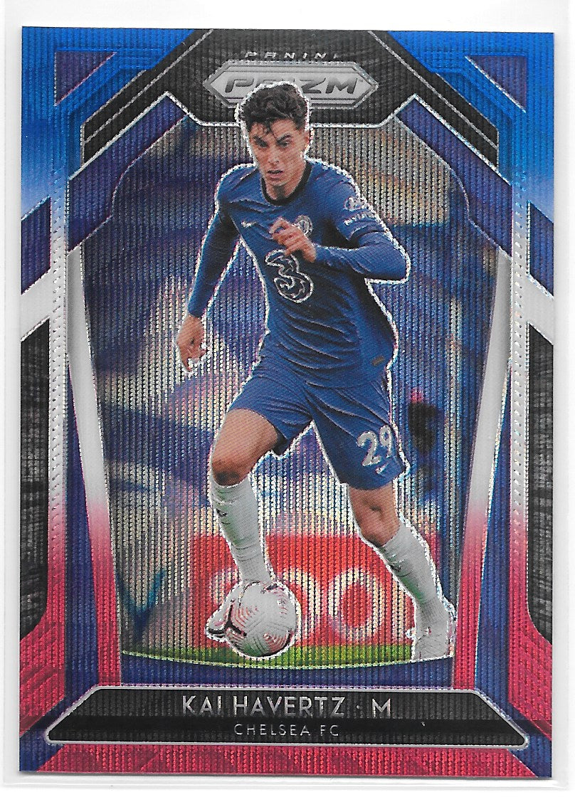 Kai Havertz (Chelsea FC) Red White Blue Panini Prizm Premier League 20-21