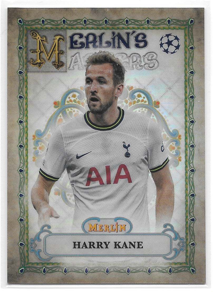 Harry Kane (Tottenham Hotspur) Merlin’s Masters Topps Merlin Chrome UCC 22-23