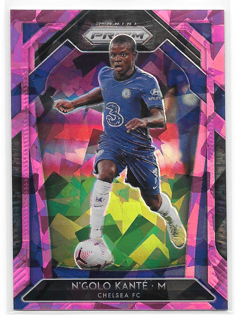 N’Golo Kante (Chelsea FC) Pink Ice Panini Prizm Premier League 20-21